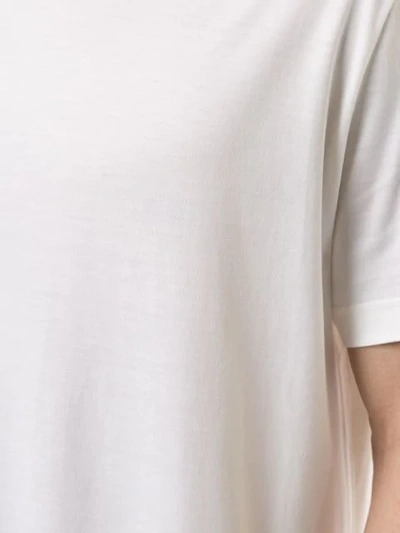 Loro Piana Silk & Cotton Soft Jersey T-shirt In White
