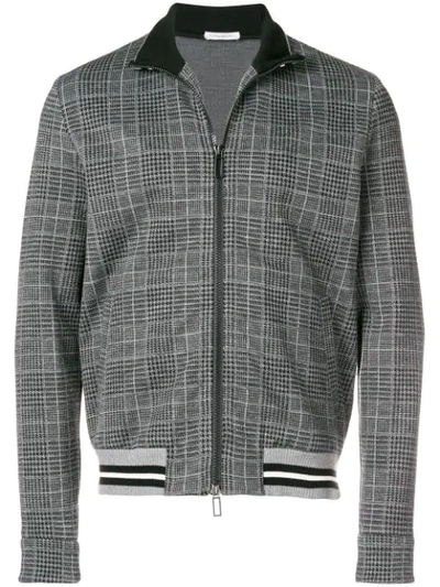 Shop Paolo Pecora Zipped Bomber Jacket - Grey