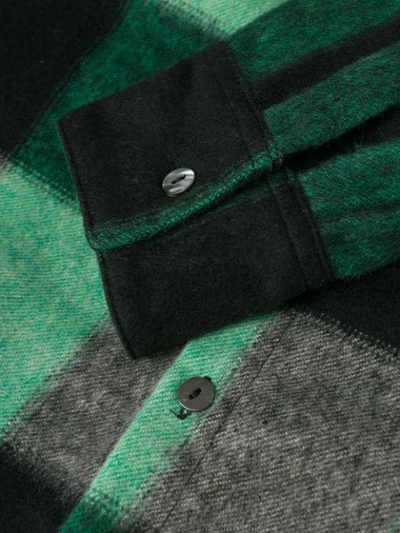 Shop Corelate Checked Shirt In Green