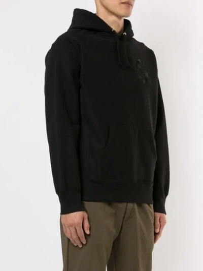 Shop Supreme Embroidered S Hoodie In Black