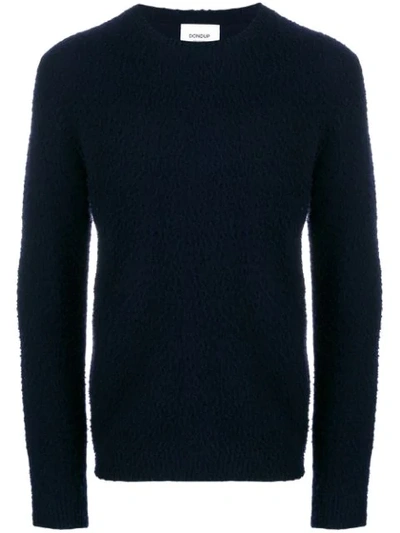 Shop Dondup Knit Sweater In 897 Navy