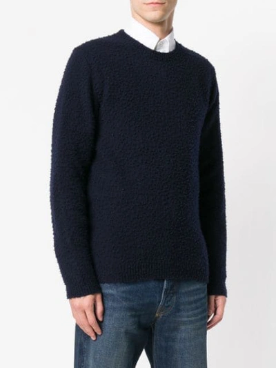 Shop Dondup Knit Sweater In 897 Navy