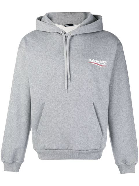 balenciaga hoodie silver