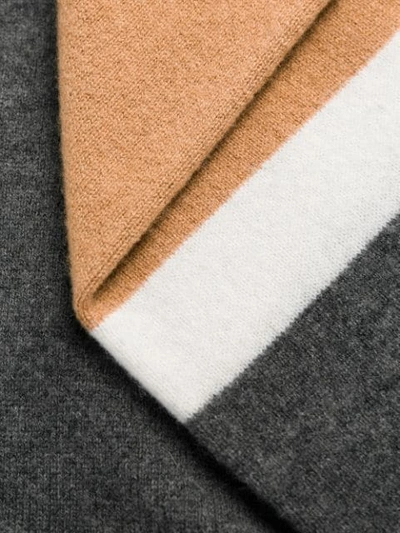 Shop Eleventy Colour-block Sweater In Grey