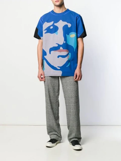 Shop Stella Mccartney All Together Now Ringo Starr T-shirt In Blue