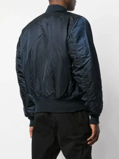 Shop Alpha Industries Classic Bomber Jacket In Blue