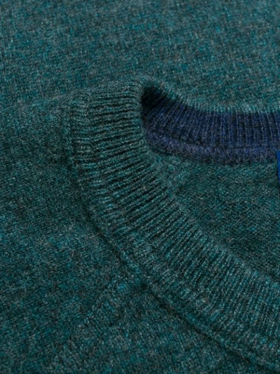 Shop Barba Cashmere Knit Jumper In Green