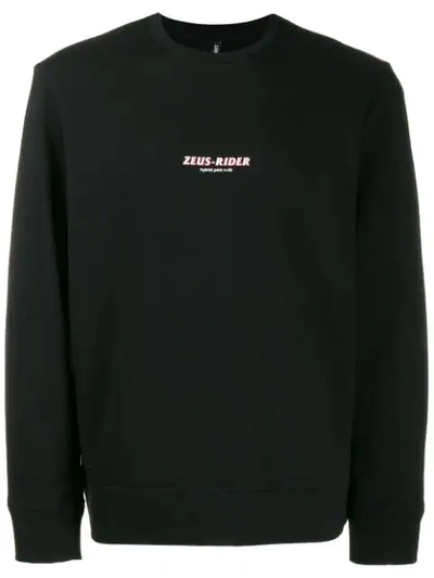Shop Neil Barrett 'zeus-rider' Sweatshirt In Black