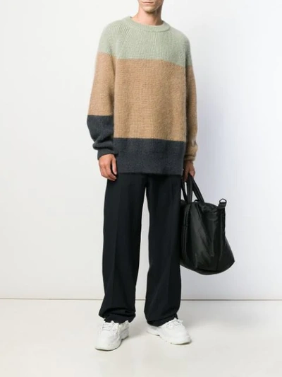 JIL SANDER WIDE-LEG TAILORED TROUSERS - 蓝色