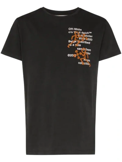 Shop Off-white Pictogram Short-sleeve T-shirt In Black