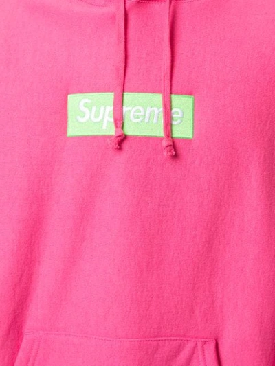 Shop Supreme Box Logo Hoodie In Pink