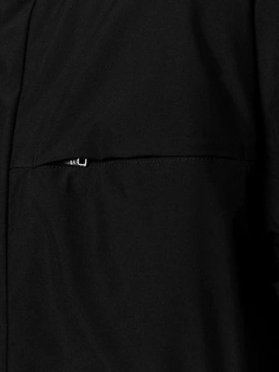 Shop Prada Reversible Hooded Parka Coat In Black