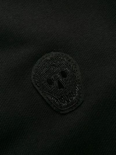 Shop Alexander Mcqueen Embellished Skull Sweater In 1000 Black