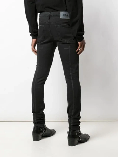 Shop Rta Cross Print Skinny Jeans In Black