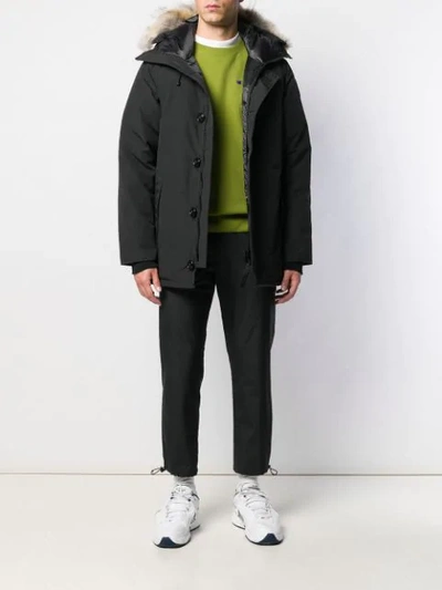Shop Canada Goose Chateau Jacket In Black