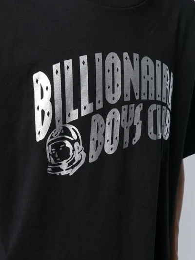 Shop Billionaire Boys Club Metallic Logo Printed T-shirt In Black