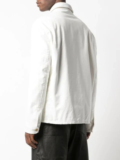 Shop Haider Ackermann Off-centre Jacket In White