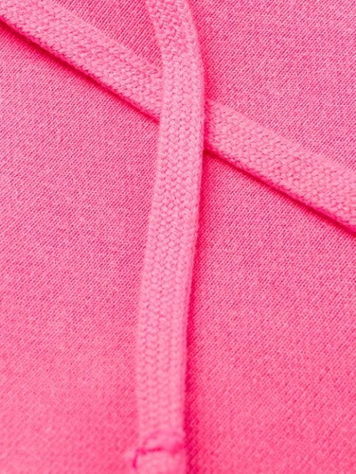 Shop Stussy Embroidered Logo Hoodie In Pink