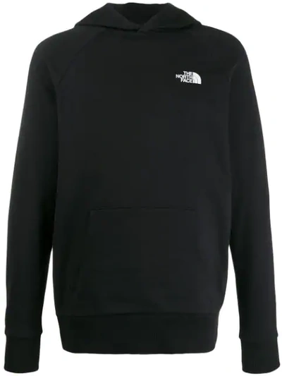 Shop The North Face Logo Print Hoodie In Black