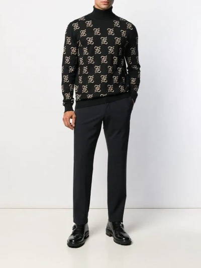 FENDI FENDI - MAN - FF SMALL ALL OVER - 黑色