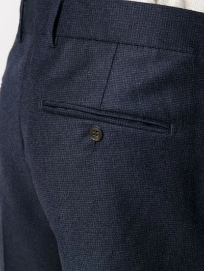 Shop Tiger Of Sweden Tilman Straight-leg Trousers In Blue