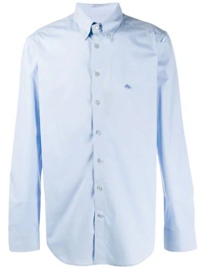 Shop Etro Classic Shirt In Blue