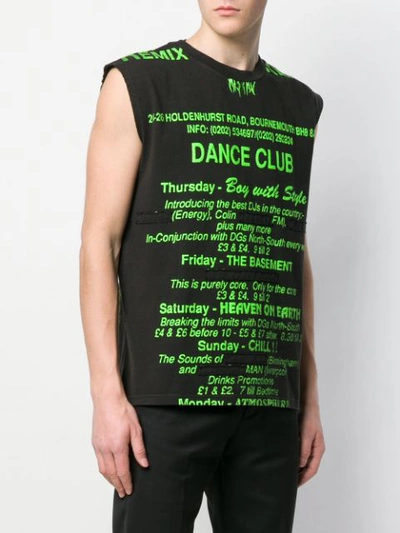 Shop Misbhv Dance Club Tank Top In Black