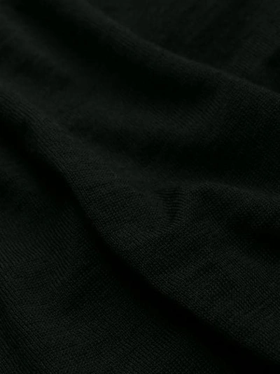 Shop Comme Des Garçons Shirt Patchwork Knit Jumper In Black