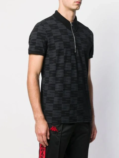 Shop Sss World Corp Polo 2 Shirt In Black