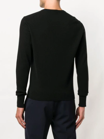 Drumohr V-neck Sweater In Black