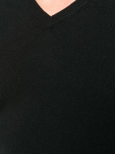 Drumohr V-neck Sweater In Black