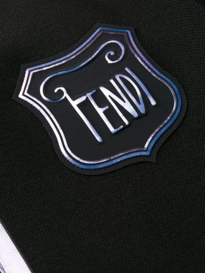 Shop Fendi Cardigan Mit Reissverschluss In Black