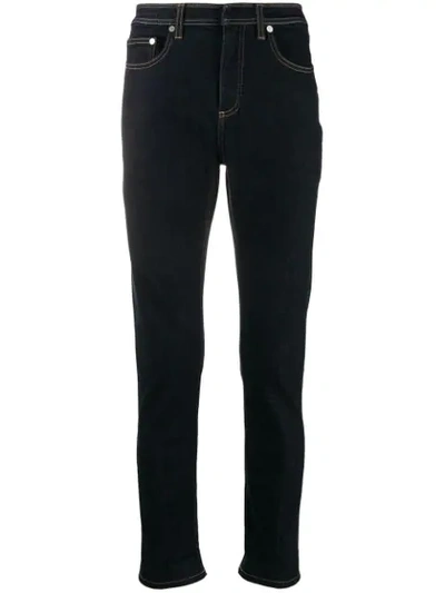 Shop Neil Barrett Slim-fit Mid-rise Jeans In Blue