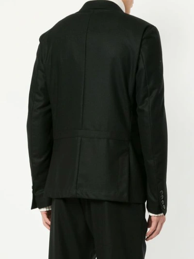 Shop Sartorial Monk Formal Fitted Jacket - Black
