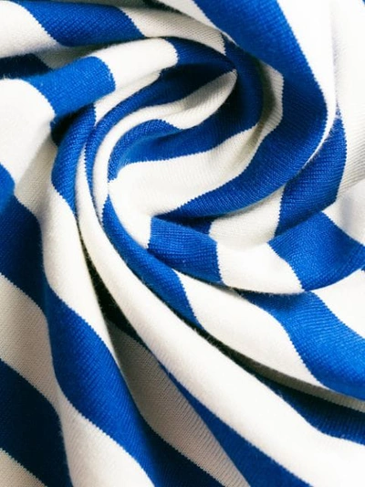 Shop Junya Watanabe Striped T-shirt In 1 White Blue