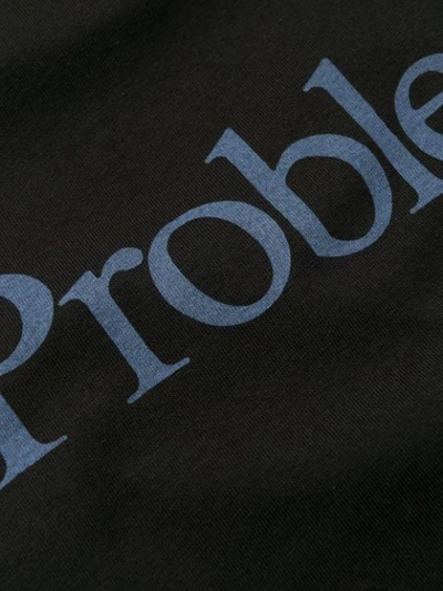 Shop Aries 'no Problemo' T-shirt In Black