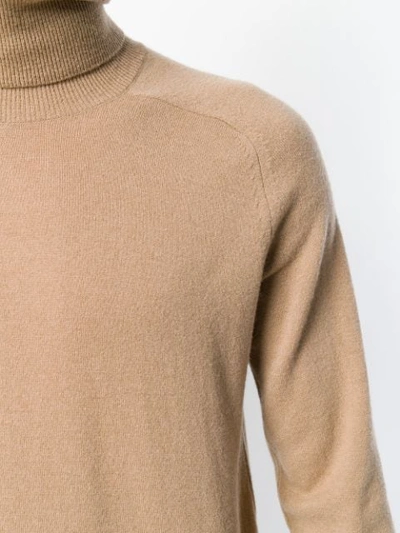 Shop Ami Alexandre Mattiussi Turtleneck Sweater In Neutrals