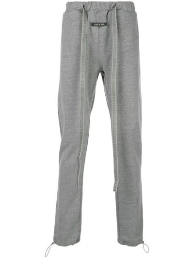 Shop Fear Of God Core Tapered Track Pants In Grey