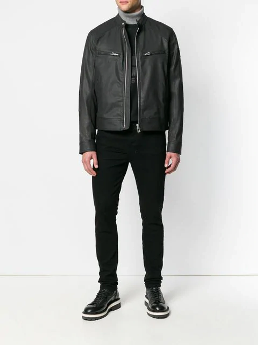 Belstaff Beckford 2.0 Fitted Jacket Black ModeSens