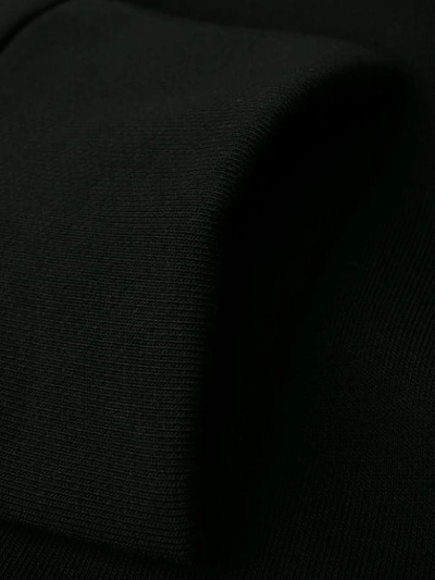 Shop Fendi Tonal Bag Bugs Motif Sweatshirt In F0gme  Black