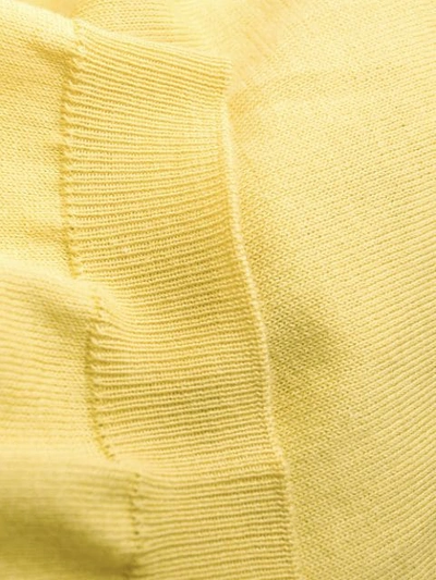 Shop Loro Piana Knit Polo Shirt In Yellow