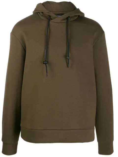 green armani hoodie