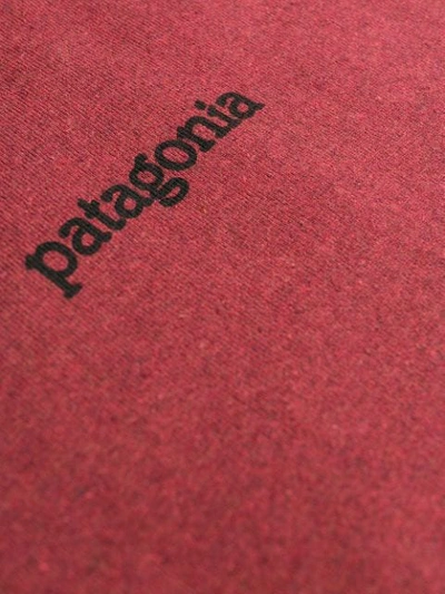 Shop Patagonia Logo Print T-shirt In Red