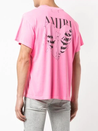 Shop Amiri Pink Lovers T
