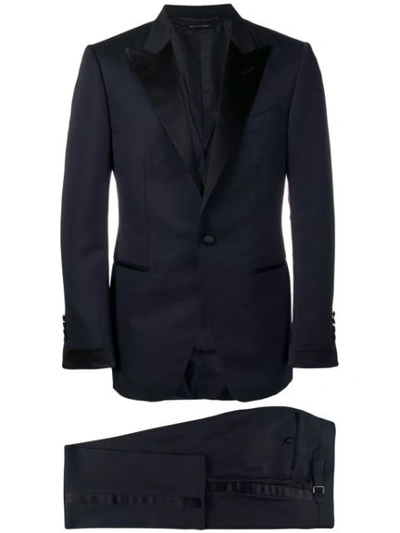 Shop Tom Ford Daniel Smoking Suit In Blue
