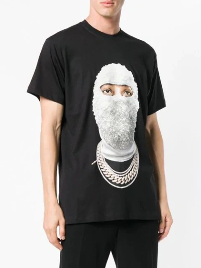 Shop Ih Nom Uh Nit Balaclava Print T-shirt In Black