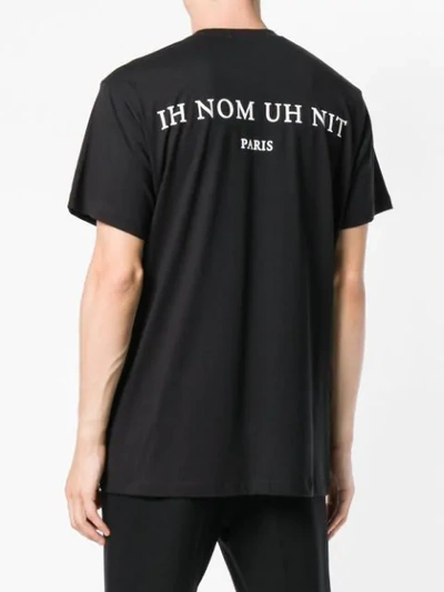 Shop Ih Nom Uh Nit Balaclava Print T-shirt In Black