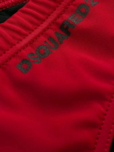 Shop Dsquared2 Badehose Mit "icon"-print In Red