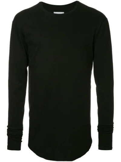 Shop Song For The Mute Long Sleeved T-shirt - Black