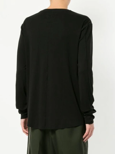 Shop Song For The Mute Long Sleeved T-shirt - Black